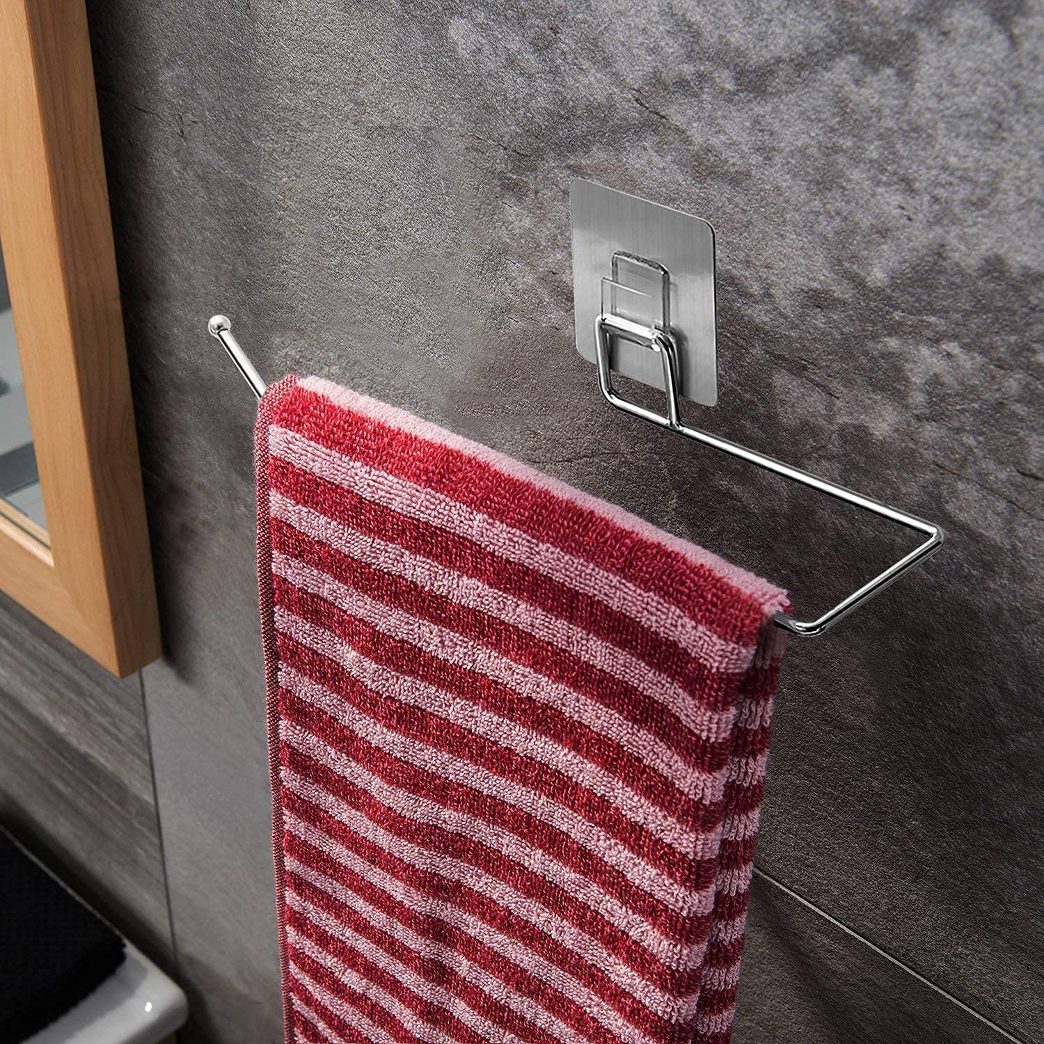 9312 Stainless Steel Drill Free Self-Adhesive Paper Roll Holder Tissue Paper Stand Towel Bar Hanger Kitchen Towel Holder for Kitchen Bathroom Toilet (Pack of 1) 9312 Stainless Steel Drill Free Self-Adhesive Paper Roll Holder Tissue Paper Stand Towel Bar Hanger Kitchen Towel Holder for Kitchen Bathroom Toilet (Pack of 1)